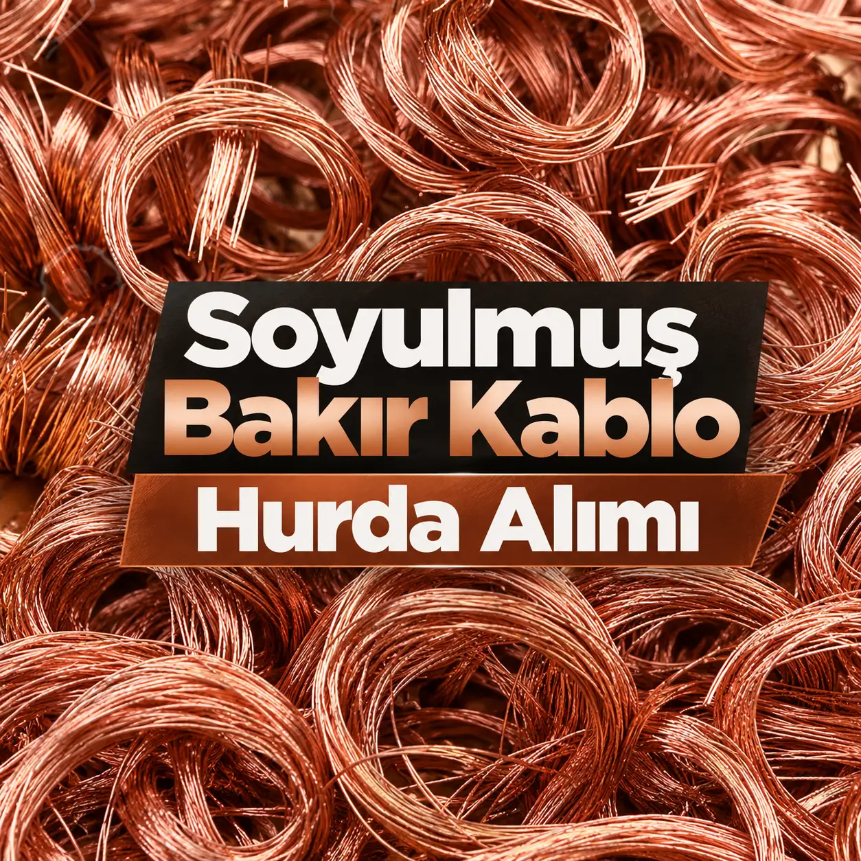 Soyulmuş bakır kablo hurda alımı ve yerinde değerlendirme