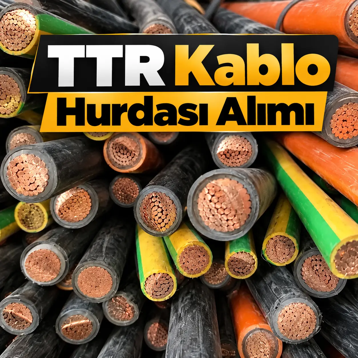 TTR kablo hurdası alımı Türkiye geneli